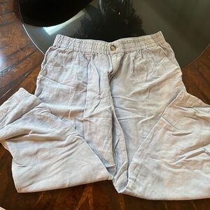 Madewell Capris 👖 size S 💙🤍 Light blue